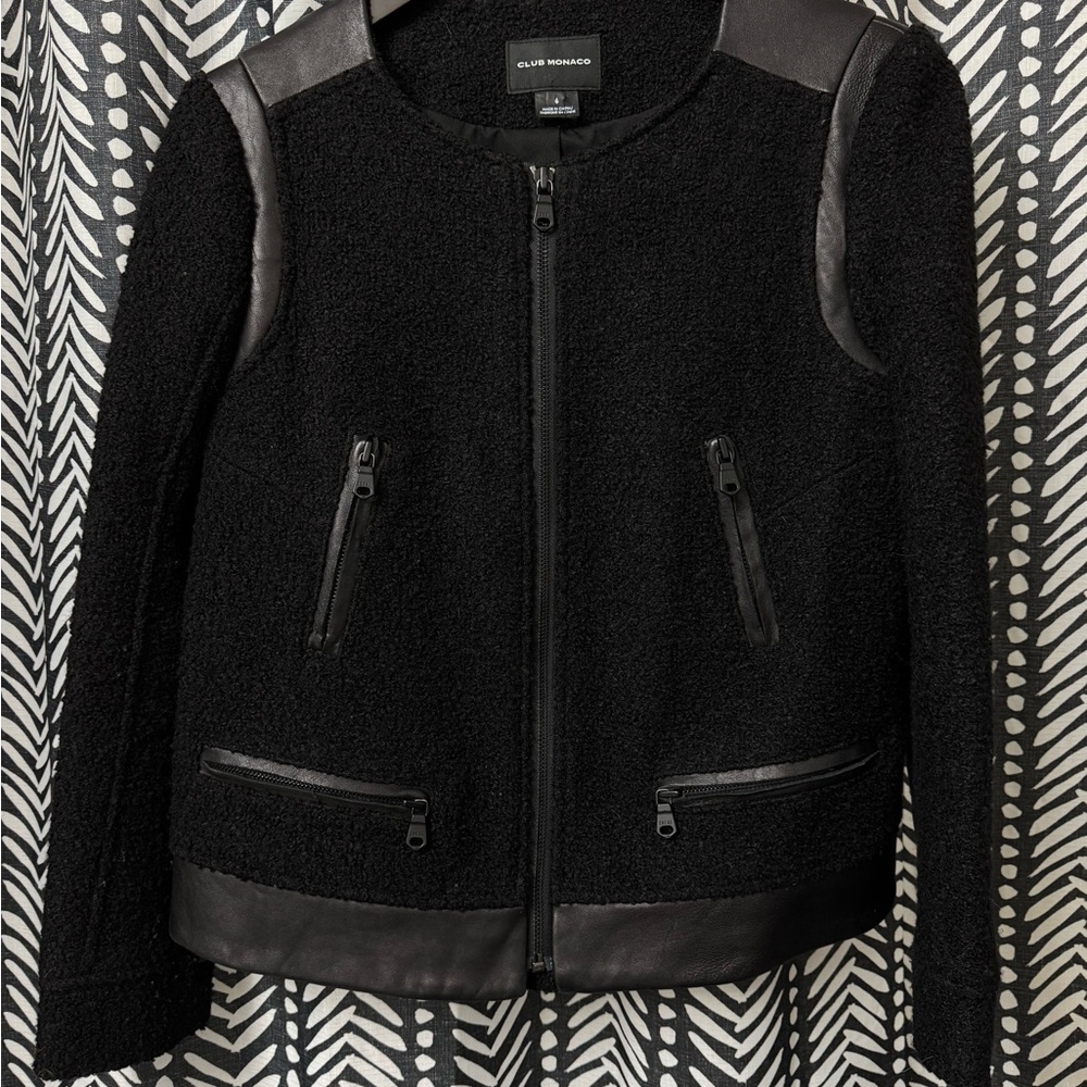 Club Monaco Wool/lambskin Jacket